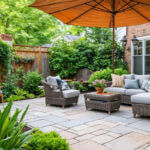 Transform your outdoor space with smart lighting, comfortable seating, and drought-tolerant plants in modern patio design