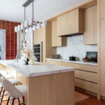 Custom kitchen cabinets cost breakdown showing price ranges for different materials and kitchen sizes