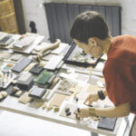 interior design approach modern living room with biophilic elements natural materials warm colors functional layout