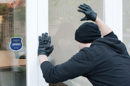 Smart security system with cameras and motion sensors to make your house safe from burglars