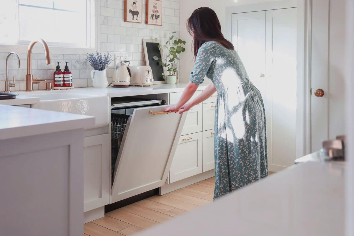 fastest dishwasher for home use showing modern kitchen appliance with digital display and multiple wash cycles