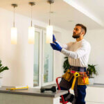 Kitchen remodel electrical wiring installation showing GFCI outlets and proper wire connections during renovation project