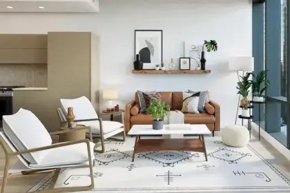 Decoration tips decoradyard home styling with plants textures and layered lighting in modern living room